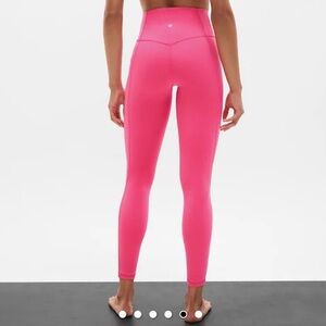 Athleta Bright Pink High-Rise Leggings